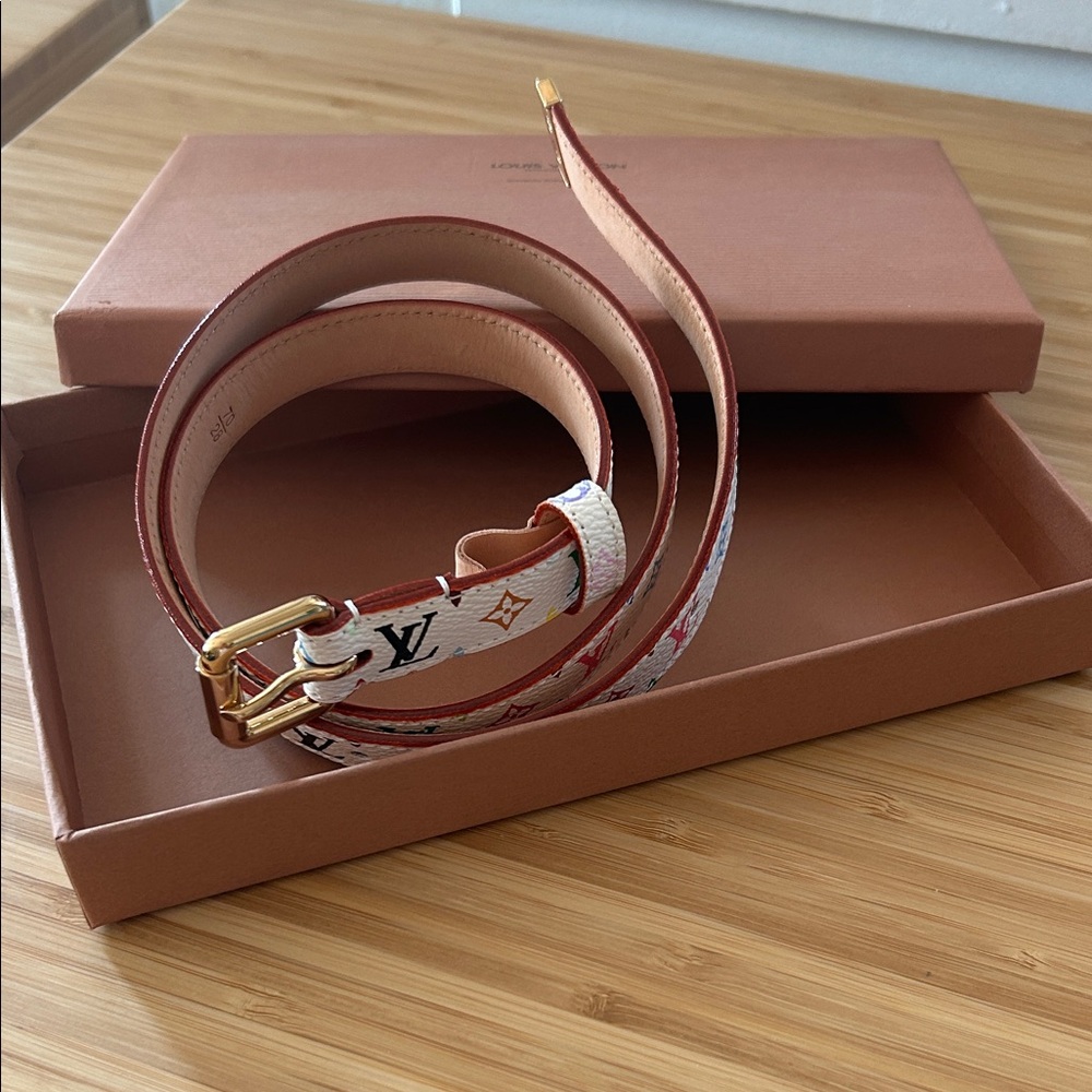 Louis Vuitton Rare Murakami Monogram Belt - NIB